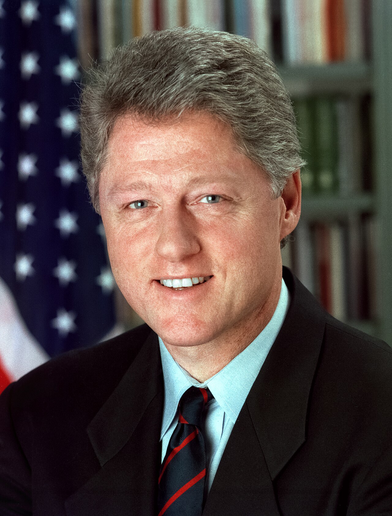 Porträtt av Bill Clinton