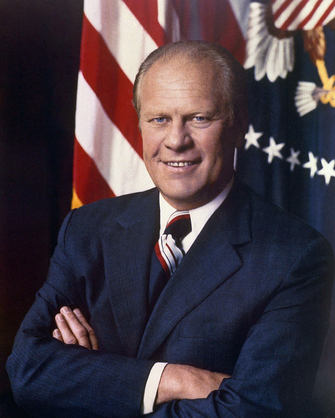 Porträtt av Gerald Ford