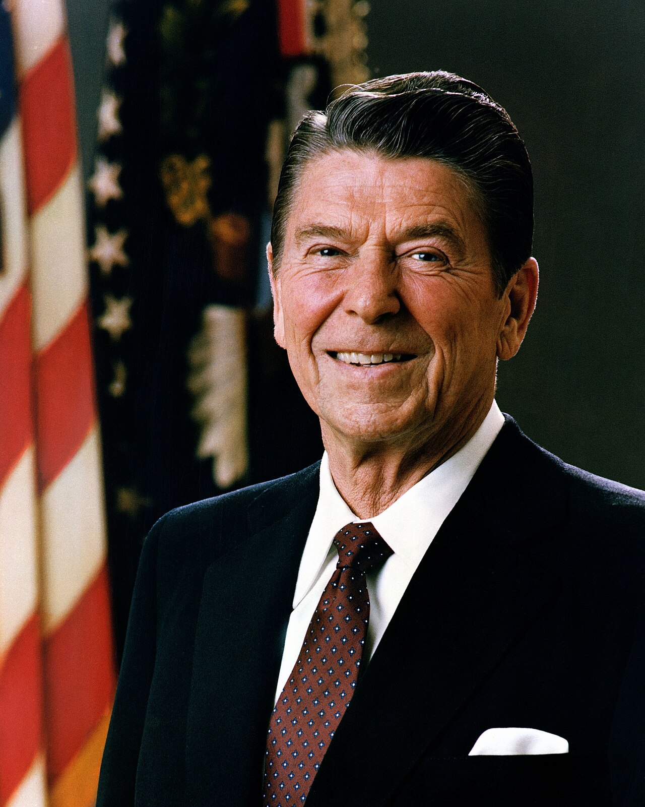 Porträtt av Ronald Reagan